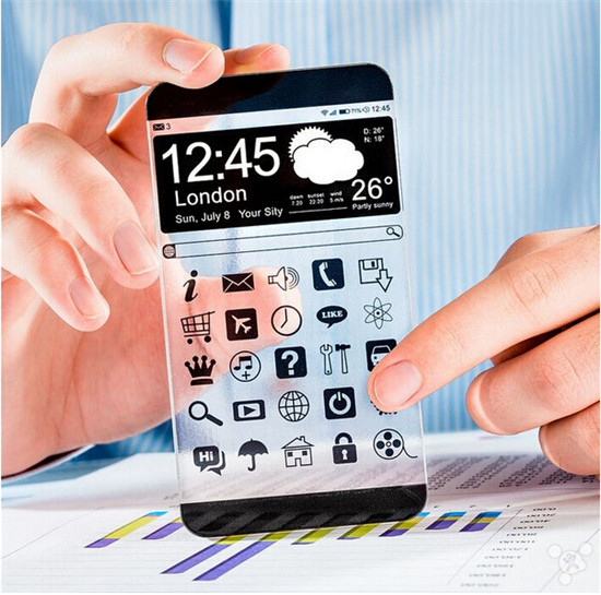 未来触手可及 纯透明手机与平板电脑引领科技时尚新风潮